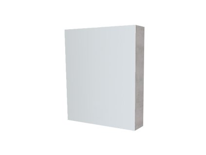 Mereo Koupelnová skříňka zrcadlová 60 cm, galerka, 1x dvířka levá, Multidecor, Chromix stříbrný CN798G61ACST