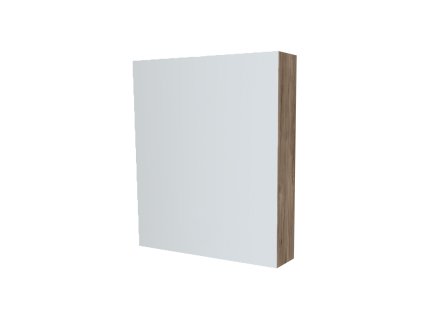Mereo Koupelnová skříňka zrcadlová 60 cm, galerka, 1x dvířka levá, Multidecor, Dark Rockford Hic CN798G61DRH1