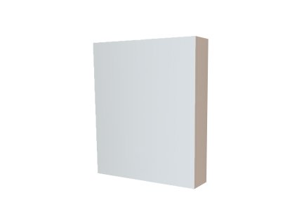 Mereo Koupelnová skříňka zrcadlová 60 cm, galerka, 1x dvířka levá, Multidecor, Šedý kámen CN798G61SEKA