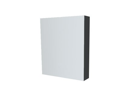 Mereo Koupelnová skříňka zrcadlová 60 cm, galerka, 1x dvířka levá, Multidecor, Šedý antracit CN798G61SEAN