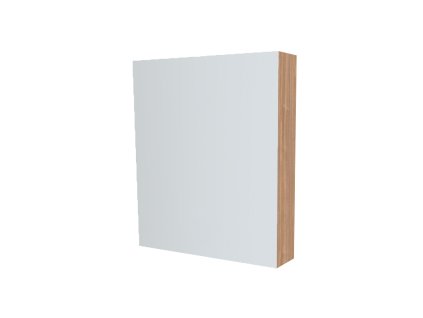 Mereo Koupelnová skříňka zrcadlová 60 cm, galerka, 1x dvířka levá, Multidecor, Light Select Walnut CN798G61LSW1
