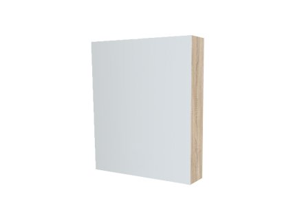 Mereo Koupelnová skříňka zrcadlová 60 cm, galerka, 1x dvířka levá, Multidecor, Dub Bardolino CN798G61DBAR