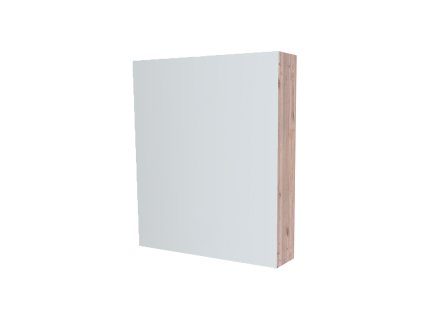 Mereo Koupelnová skříňka zrcadlová 60 cm, galerka, 1x dvířka levá, Multidecor, Dub Nelson CN798G61DNLS