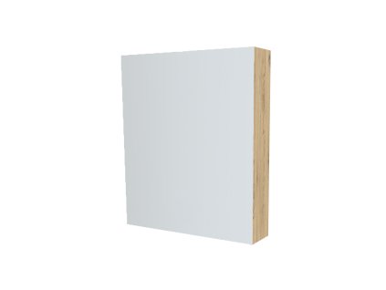 Mereo Koupelnová skříňka zrcadlová 60 cm, galerka, 1x dvířka levá, Multidecor, Dub San remo sand CN798G61DSAN