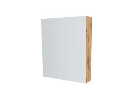 Mereo Koupelnová skříňka zrcadlová 60 cm, galerka, 1x dvířka levá, Multidecor, Dub Wotan CN798G61DWOT