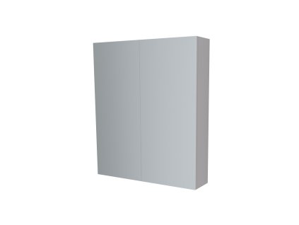 Mereo Koupelnová skříňka zrcadlová 60 cm, galerka, 2 x dvířka, Multidecor, Arktická šedá CN798G62ARS1