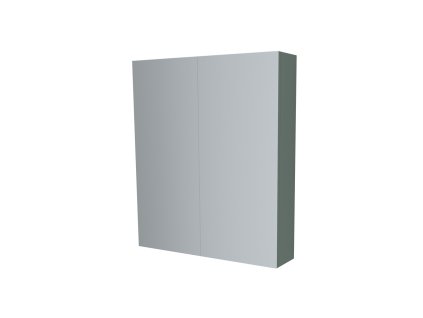 Mereo Koupelnová skříňka zrcadlová 60 cm, galerka, 2 x dvířka, Multidecor, Zelená Verde CN798G62ZEV1