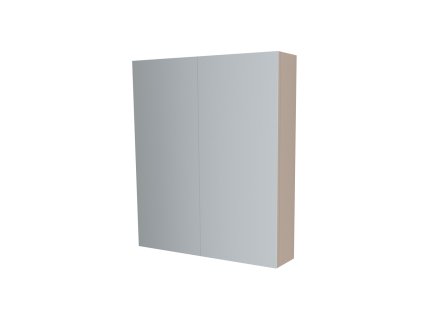 Mereo Koupelnová skříňka zrcadlová 60 cm, galerka, 2 x dvířka, Multidecor, Šedý kámen CN798G62SEKA