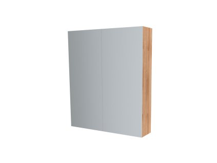 Mereo Koupelnová skříňka zrcadlová 60 cm, galerka, 2 x dvířka, Multidecor, Dub Riviera mountain CN798G62DMON
