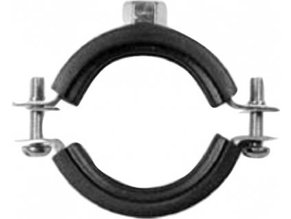 SOLIDA objímka 48-53mm, 6/4" dvoušroubová, s gumou, ocel, 312004853