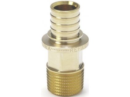 REHAU RAUTHERM přechod s vnějším závitem 25x2,3 mm - R 3/4", 12685801001