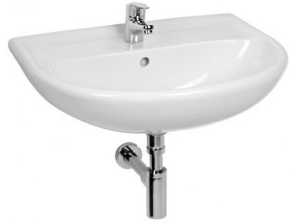 JIKA LYRA PLUS umyvadlo 55 cm, s otvorem pro baterii a přepadem, H8143820001041