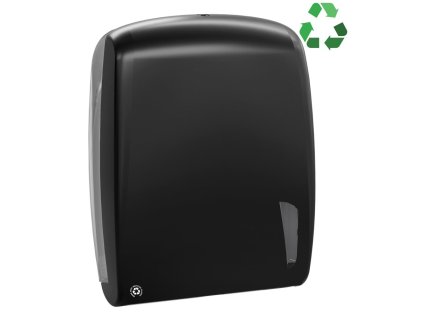 MARPLAST SKIN zásobník na papírové ručníky, 32x41x14cm, ABS, černá mat A90323BM