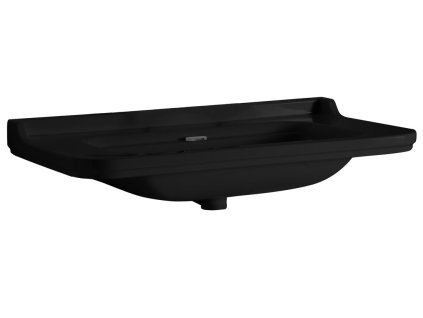 Kerasan WALDORF keramické umyvadlo 100x55cm, černá mat 4142K7