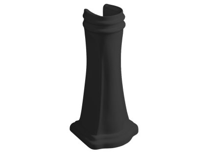 Kerasan RETRO universální keramický sloup k umyvadlům 56,69,73cm, černá mat 107031