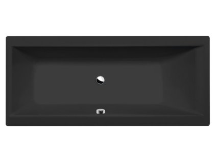 Polysan CLEO obdélníková vana 160x70x48cm, černá mat 73611.21
