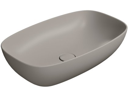 GSI NUBES keramické umyvadlo na desku 60x38cm, tortora mat 978305