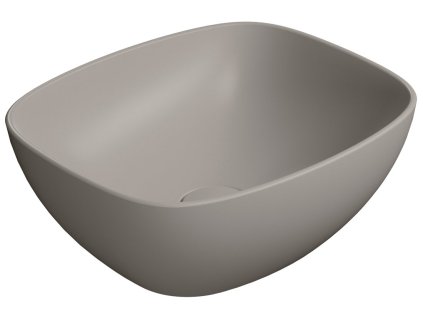 GSI NUBES keramické umyvadlo na desku 40x35cm, tortora mat 978505