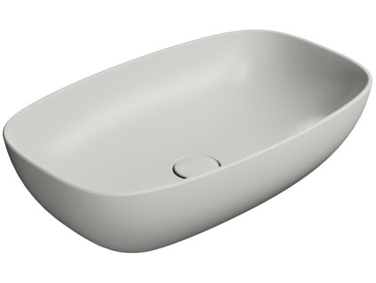 GSI NUBES keramické umyvadlo na desku 60x38cm, cenere mat 978317