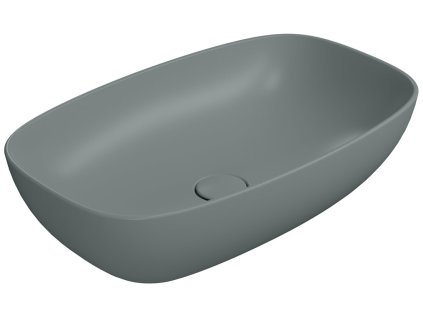 GSI NUBES keramické umyvadlo na desku 60x38cm, agave mat 978304