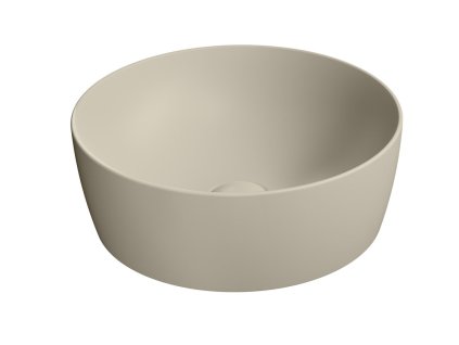 GSI NUBES keramické umyvadlo na desku průměr 40cm, creta mat 903908