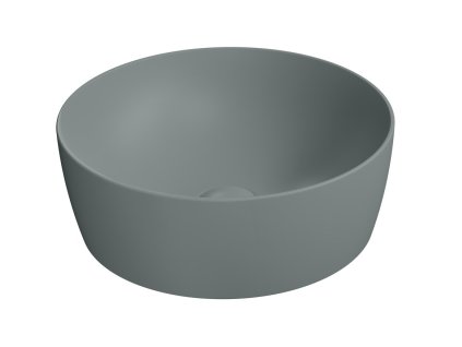 GSI NUBES keramické umyvadlo na desku průměr 40cm, agave mat 903904