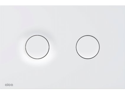 ALCA Ovládací tlačítko pro WC moduly, bílá-mat M1976