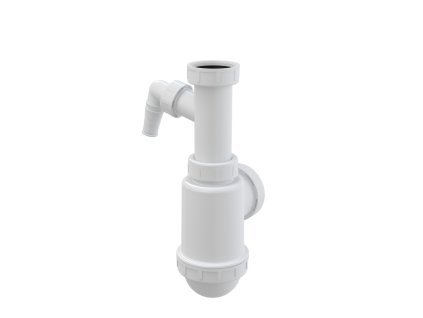 ALCA Sifon dřezový s převlečnou maticí 6/4" a přípojkou A443P-DN50/40