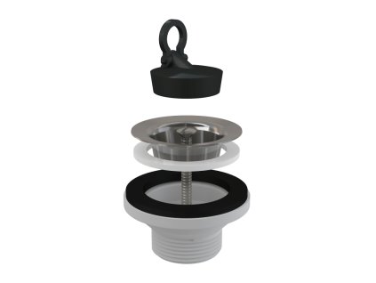 ALCA Výpust umyvadlová 5/4" s nerezovou mřížkou DN63 A31