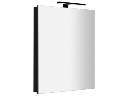 Sapho GRETA galerka s LED osvětlením, 60x70x14cm, černá mat GR065-0035