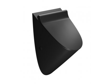 GSI COMMUNITY urinál se zakrytým přívodem vody s otvory pro víko 31x54,5cm, černá mat 769626