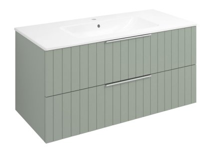 Sapho CIRASA STRIP umyvadlová skříňka 99,8x52x46cm, verde CR100-4444S