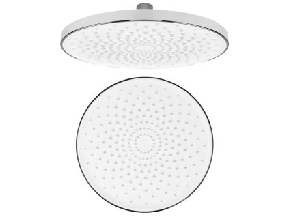 Sapho Hlavová sprcha, průměr 220mm, silikon trysky, ABS/chrom/bílá SK852