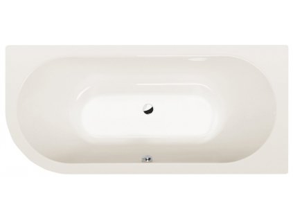 Polysan VIVA R asymetrická vana 175x80x47cm, ivory 78119.4