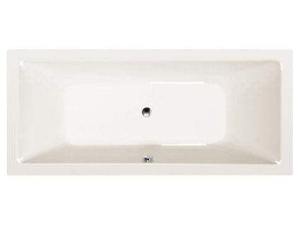 Polysan KRYSTA obdélníková vana 180x80x39cm, ivory 71710.4