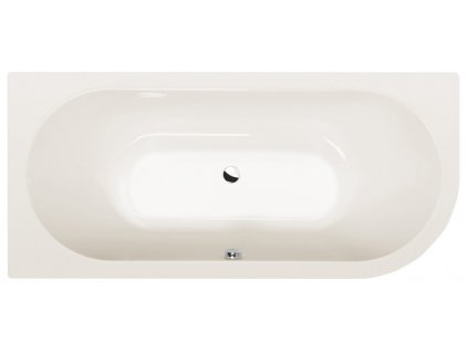Polysan VIVA L asymetrická vana 175x80x47cm, ivory 70119.4