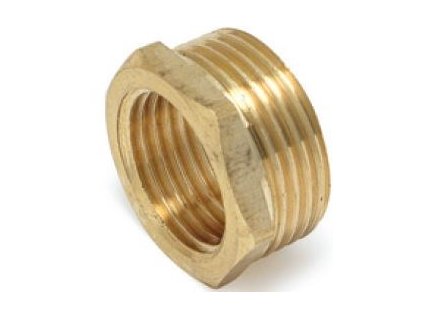 Redukce 8241 1/2"x3/8", s vnitřním a vnějším závitem, mosaz, MMS2411238