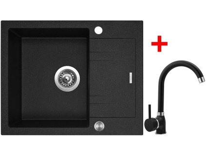 Sinks LINEA 600 XC Granblack + Polo GR G1330XC