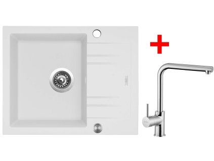 Sinks LINEA 600 XC Milk + Elka G1828XC