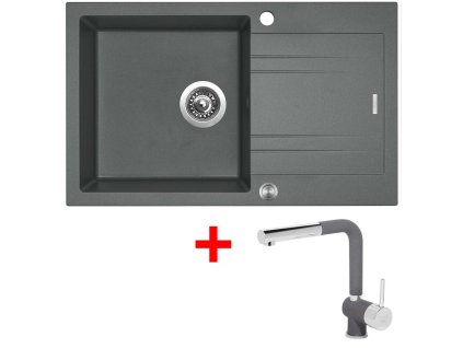 Sinks LINEA 780 XC Titanium + Mix 3 P GR G4872XC