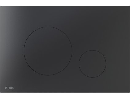 ALCA Ovládací tlačítko pro WC moduly, nerez-černá mat TURN-BLACK