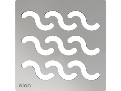 ALCA Designová mřížka 102×102 mm nerez-lesk MPV002