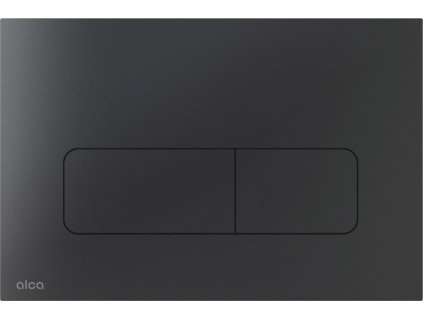 ALCA Ovládací tlačítko pro WC moduly, nerez-černá mat MOON-BLACK