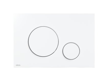 ALCA Ovládací tlačítko pro WC moduly, bílá-lesk M670