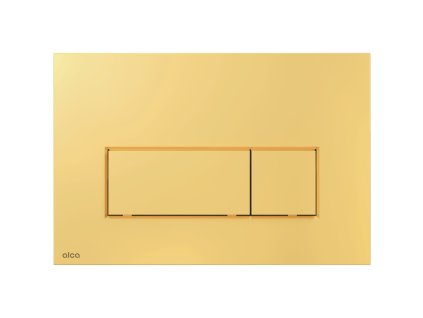 ALCA Ovládací tlačítko pro WC moduly, zlatá-lesk M575