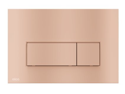 ALCA Ovládací tlačítko pro WC moduly, RED GOLD-mat M57-RG-M