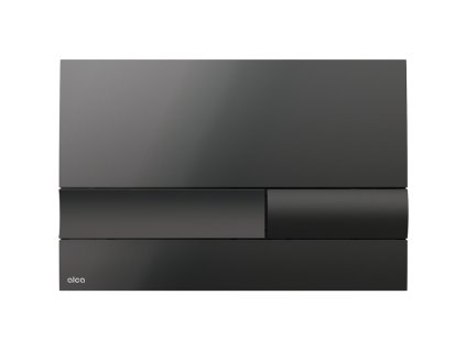ALCA Ovládací tlačítko pro WC moduly, černá-lesk M1738