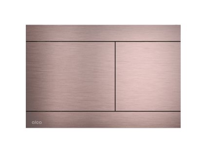 ALCA Ovládací tlačítko pro WC moduly, RED GOLD-kartáčovaný mat FUN-RG-B