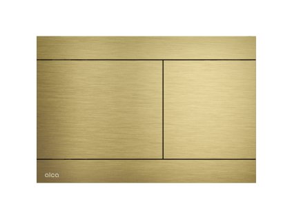 ALCA Ovládací tlačítko pro WC moduly, GOLD-kartáčovaný mat FUN-G-B