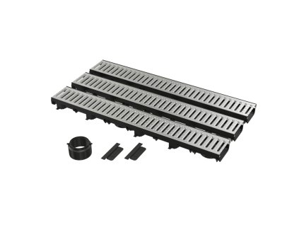 ALCA Garážový set 3 m (2× čelo, 1× hrdlo DN110) AVZ112-G102
